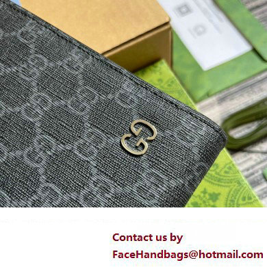 Gucci Pouch Bag with GG detail 768255 Black