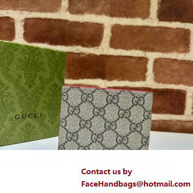 Gucci Wallet with GG detail 768243 Beige/Red