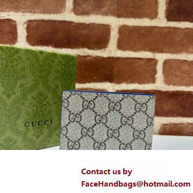 Gucci Wallet with GG detail 768244 Beige/Blue