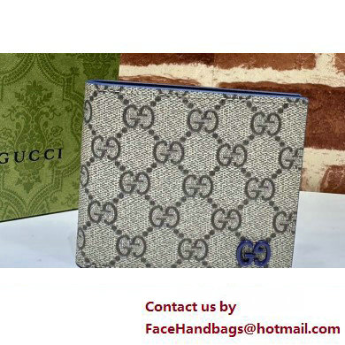 Gucci Wallet with GG detail 768244 Beige/Blue