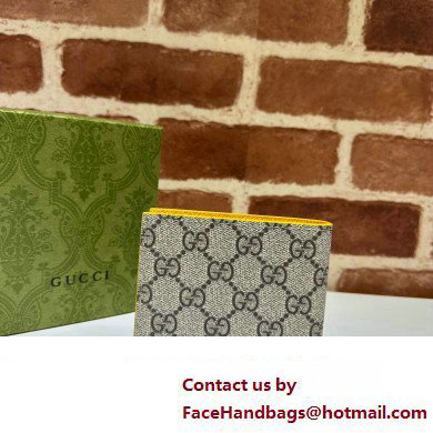 Gucci Wallet with GG detail 768244 Beige/Yellow