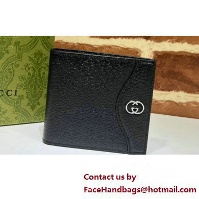 Gucci Wallet with Interlocking G 734997 in Black leather