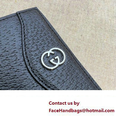 Gucci Wallet with Interlocking G 734997 in Black leather