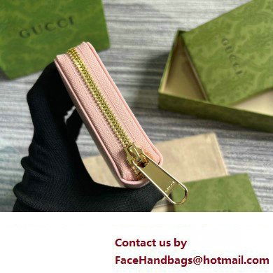 Gucci Zip around wallet with Gucci script 772642 leather Light Pink 2024