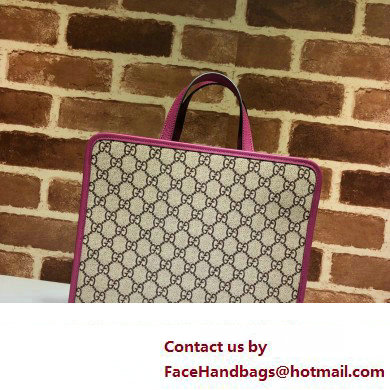 Gucci print tote bag 605614 GG Supreme canvas 01