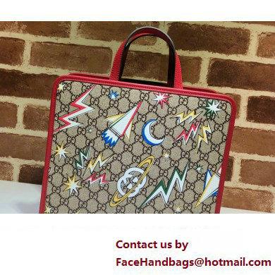 Gucci print tote bag 605614 GG Supreme canvas 02