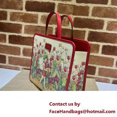 Gucci print tote bag 605614 GG Supreme canvas 03