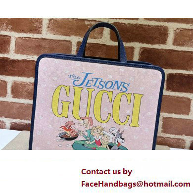 Gucci print tote bag 605614 GG Supreme canvas 07