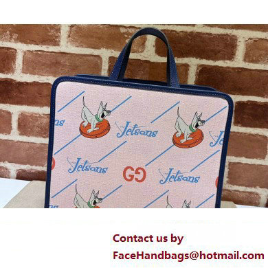 Gucci print tote bag 605614 GG Supreme canvas 08