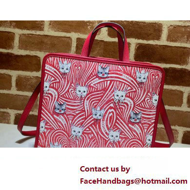 Gucci print tote bag 630542 GG Supreme canvas 03 - Click Image to Close