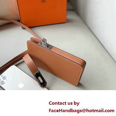 Hermes Hac a Box Phone Case in Epsom Leather SS23 12