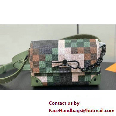 Louis Vuitton Canvas Steamer Messenger Bag M83172 Green 2024