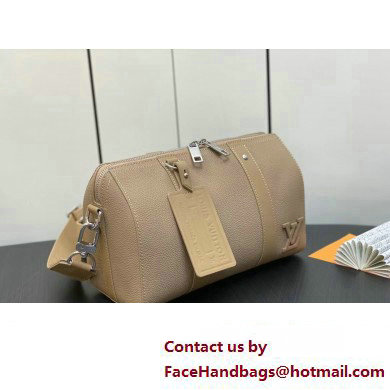 Louis Vuitton Cowhide leather City Keepall Bag Beige 2023