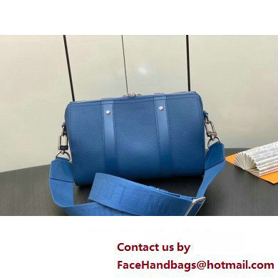 Louis Vuitton Cowhide leather City Keepall Bag M22486 Bright Blue 2023