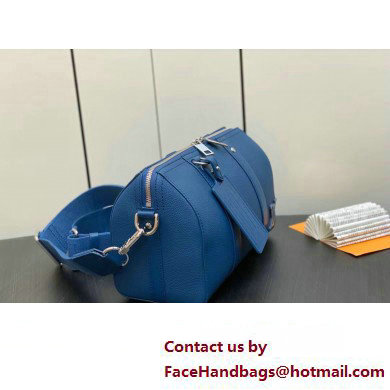 Louis Vuitton Cowhide leather City Keepall Bag M22486 Bright Blue 2023