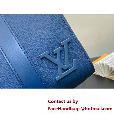 Louis Vuitton Cowhide leather City Keepall Bag M22486 Bright Blue 2023