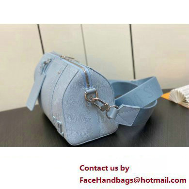 Louis Vuitton Cowhide leather City Keepall Bag M23725 Cloud Blue 2023