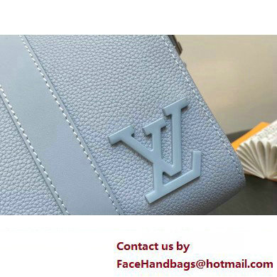 Louis Vuitton Cowhide leather City Keepall Bag M23725 Cloud Blue 2023