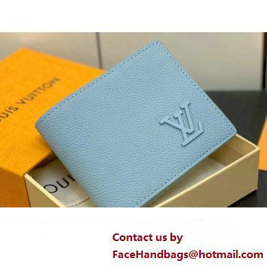 Louis Vuitton Cowhide leather Multiple Wallet M82808 Cloud Blue 2023