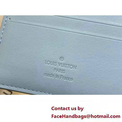 Louis Vuitton Cowhide leather Multiple Wallet M82808 Cloud Blue 2023