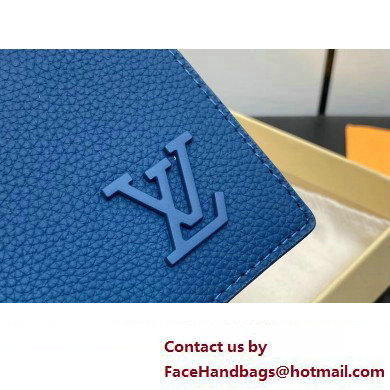 Louis Vuitton Cowhide leather Multiple Wallet M82809 Atlantic Blue 2023