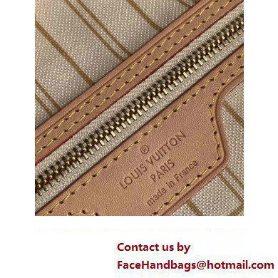 Louis Vuitton Damier Azur Canvas Neverfull PM Bag N41362 Beige 2023