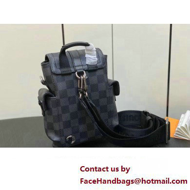 Louis Vuitton Damier Graphite Canvas Nano Christopher Bag M82769 2023