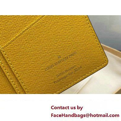 Louis Vuitton Damier Pop Canvas Brazza Wallet N40541 Yellow 2024