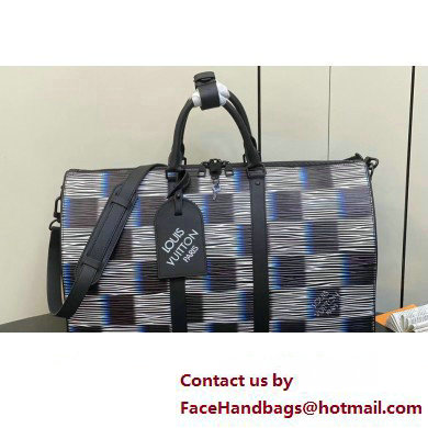 Louis Vuitton Damier Rush Epi XL Leather Keepall Bandouliere 50 Bag M23771 Blue Moon 2024 - Click Image to Close