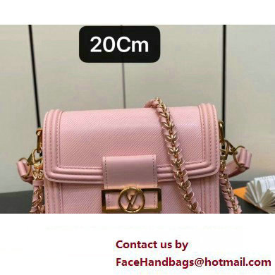 Louis Vuitton Epi grained cowhide leather Mini Dauphine Bag M23558 Pink 2023