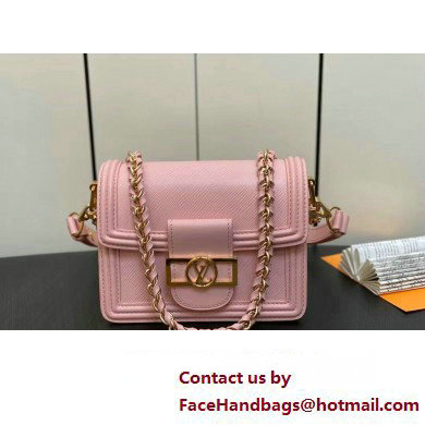 Louis Vuitton Epi grained cowhide leather Mini Dauphine Bag M23558 Pink 2023