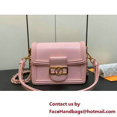 Louis Vuitton Epi grained cowhide leather Mini Dauphine Bag M23558 Pink 2023