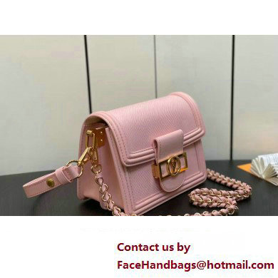 Louis Vuitton Epi grained cowhide leather Mini Dauphine Bag M23558 Pink 2023