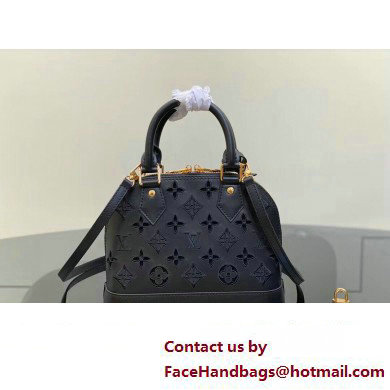 Louis Vuitton LV Broderie Anglaise Alma BB Bag M22878 Black 2023