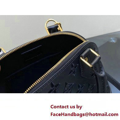 Louis Vuitton LV Broderie Anglaise Alma BB Bag M22878 Black 2023