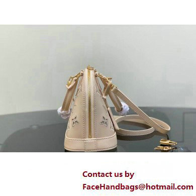 Louis Vuitton LV Broderie Anglaise Alma BB Bag M22878 White 2023