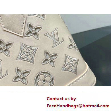 Louis Vuitton LV Broderie Anglaise Alma BB Bag M22878 White 2023