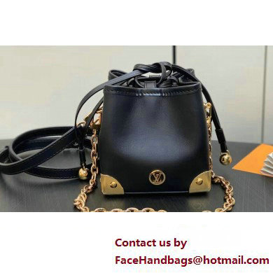 Louis Vuitton LV Charms Noe Purse Bag M82886 Leather Black 2023 - Click Image to Close