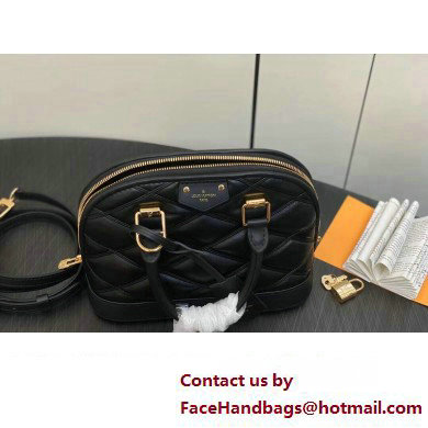 Louis Vuitton Lamb leather Alma BB Bag Black 2023