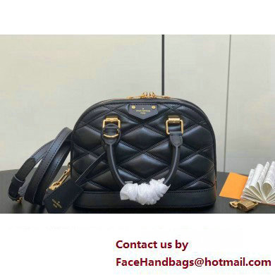 Louis Vuitton Lamb leather Alma BB Bag Black 2023