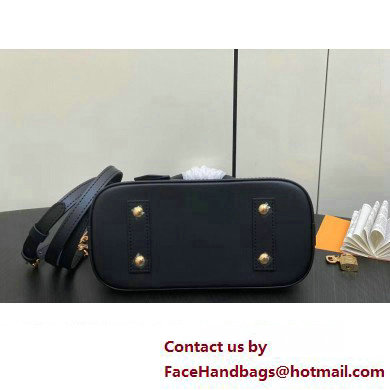 Louis Vuitton Lamb leather Alma BB Bag Black 2023