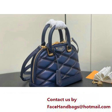 Louis Vuitton Lamb leather Alma BB Bag M23666 Navy Blue 2024