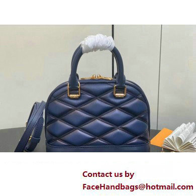 Louis Vuitton Lamb leather Alma BB Bag M23666 Navy Blue 2024