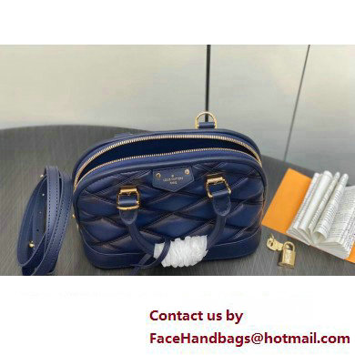 Louis Vuitton Lamb leather Alma BB Bag M23666 Navy Blue 2024