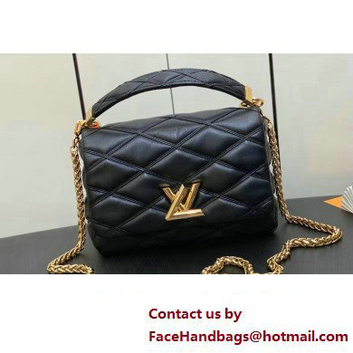 Louis Vuitton Lamb leather GO-14 MM Bag M22891 Black 2023