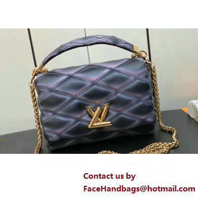 Louis Vuitton Lamb leather GO-14 MM Bag M23569 Black/Pink 2023