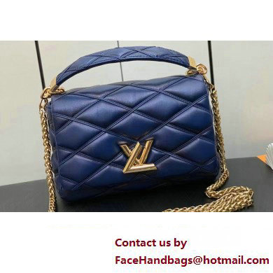 Louis Vuitton Lamb leather GO-14 MM Bag M23682 Navy Blue 2023