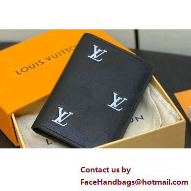 Louis Vuitton Leather Pocket Organizer LV Blason M83192 Black - Click Image to Close