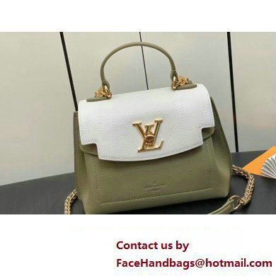 Louis Vuitton LockMe Ever Mini Bag White/Green 2023