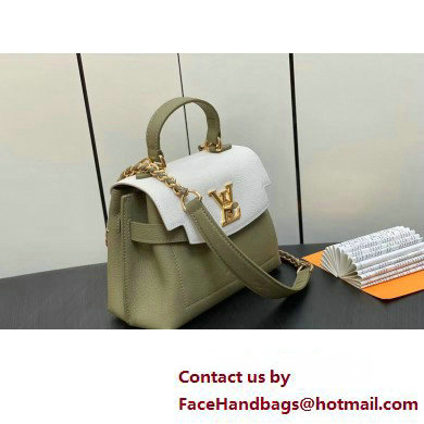 Louis Vuitton LockMe Ever Mini Bag White/Green 2023